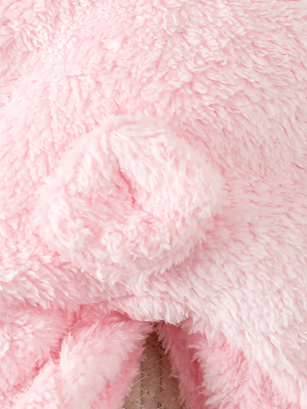 Grenouillère bébé en polaire à capuche animalière — LUEA