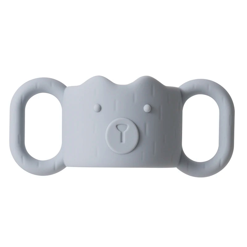 Poignée Biberon en Silicone – Bébé Boit en Autonomie