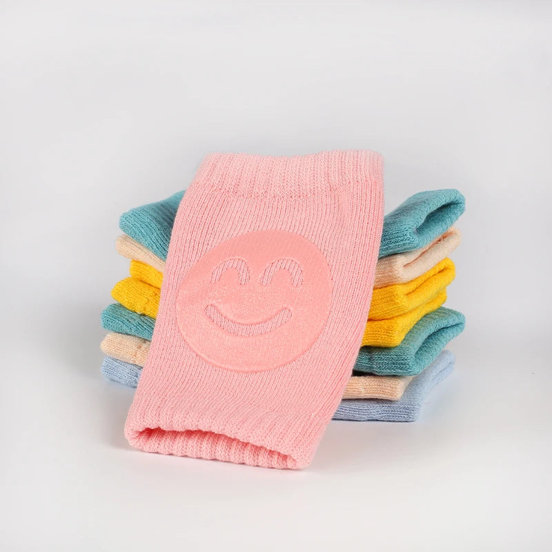 Genouillères Bébé Antidérapantes Smiley – Protection 4 Pattes