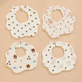 Lot de 4 bavoirs bébé imperméables à boutons-pression – vue 20