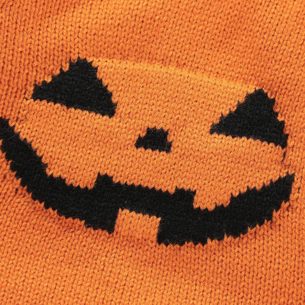 Body bébé tricot citrouille brodée, tenue d'automne – vue 5