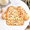 Bavoir bébé imperméable à manches longues, motifs colorés – vue 17