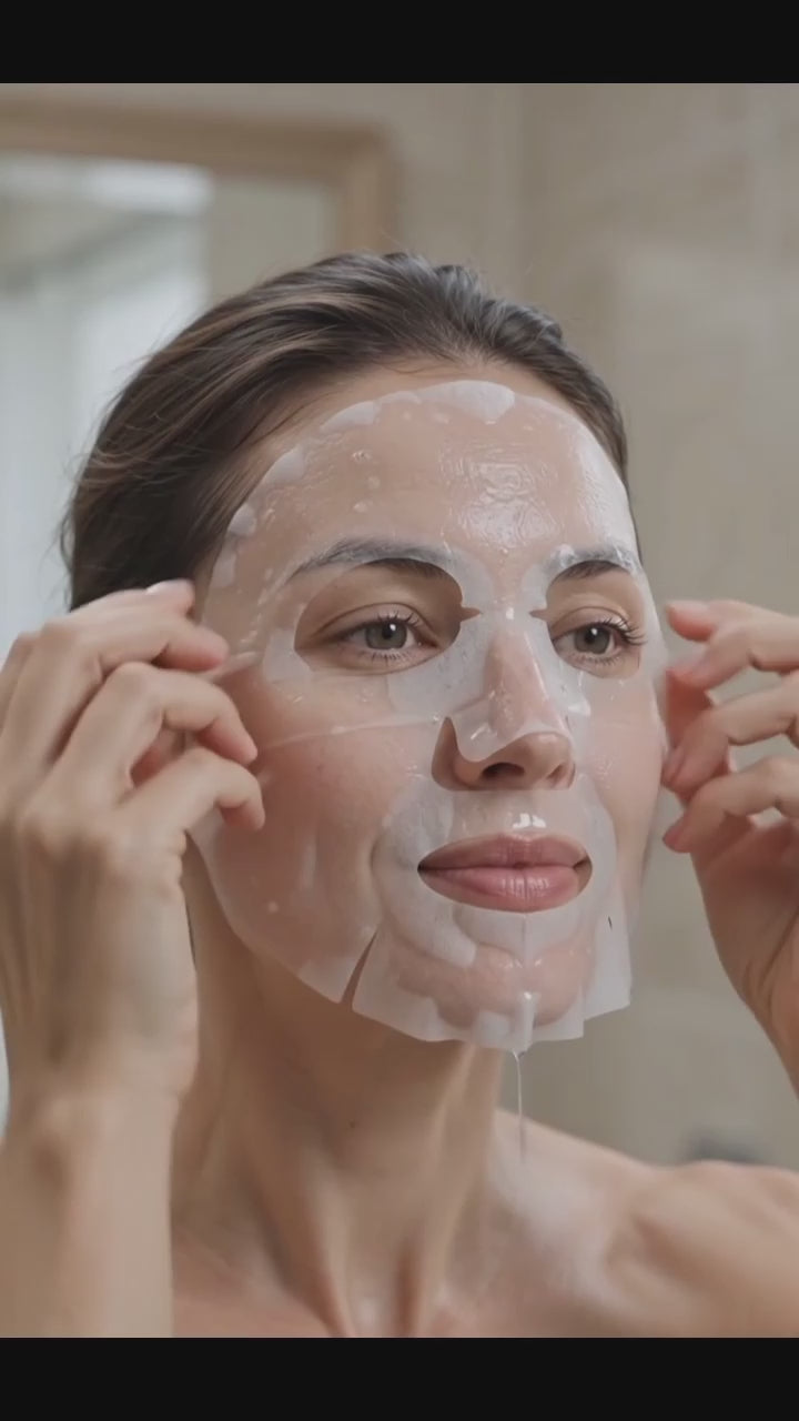 Masque Visage Escargot & Collagène Coréen – Hydratant, Anti-Rides & Raffermissant (Lot de 20)